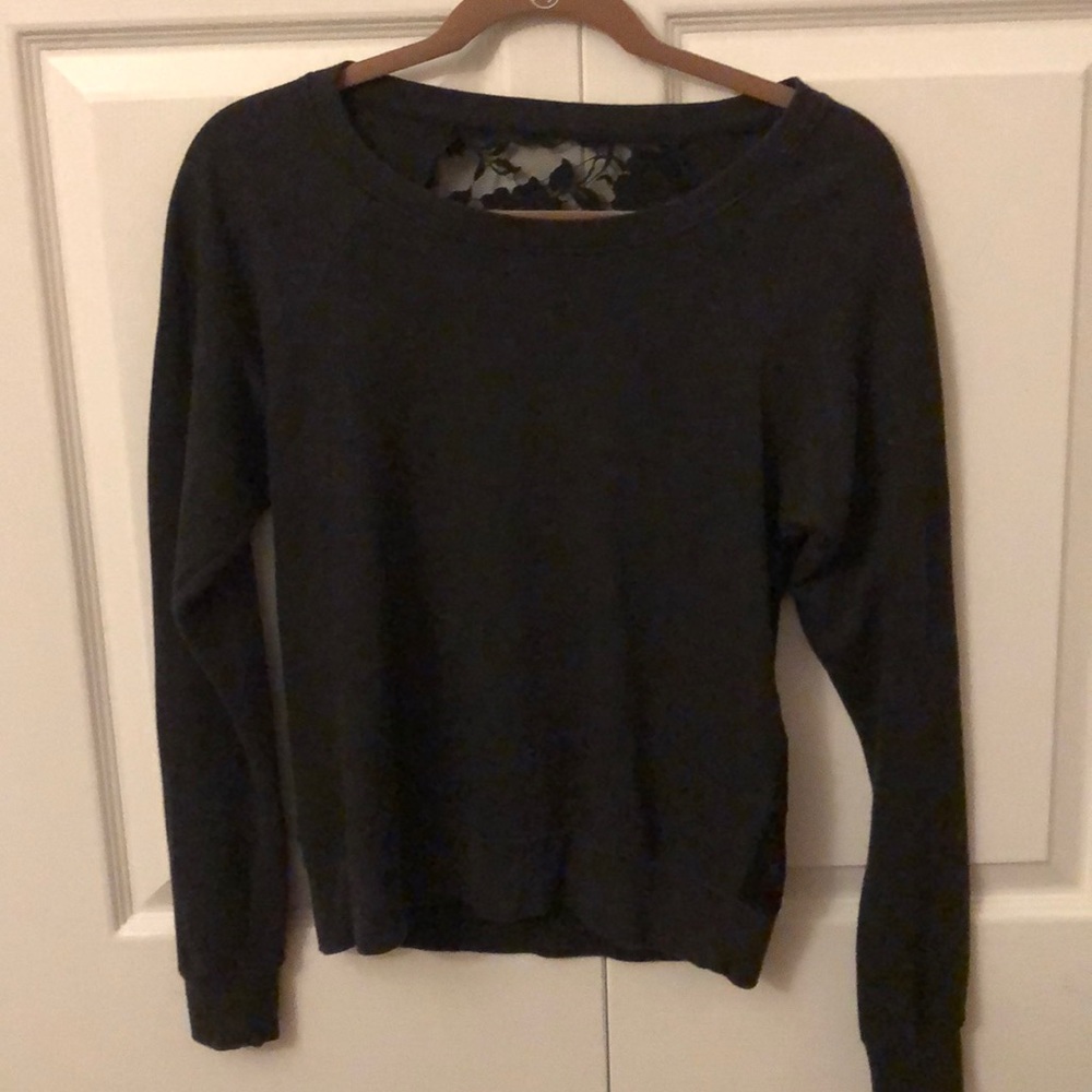 Cute sweatshirt with lace!